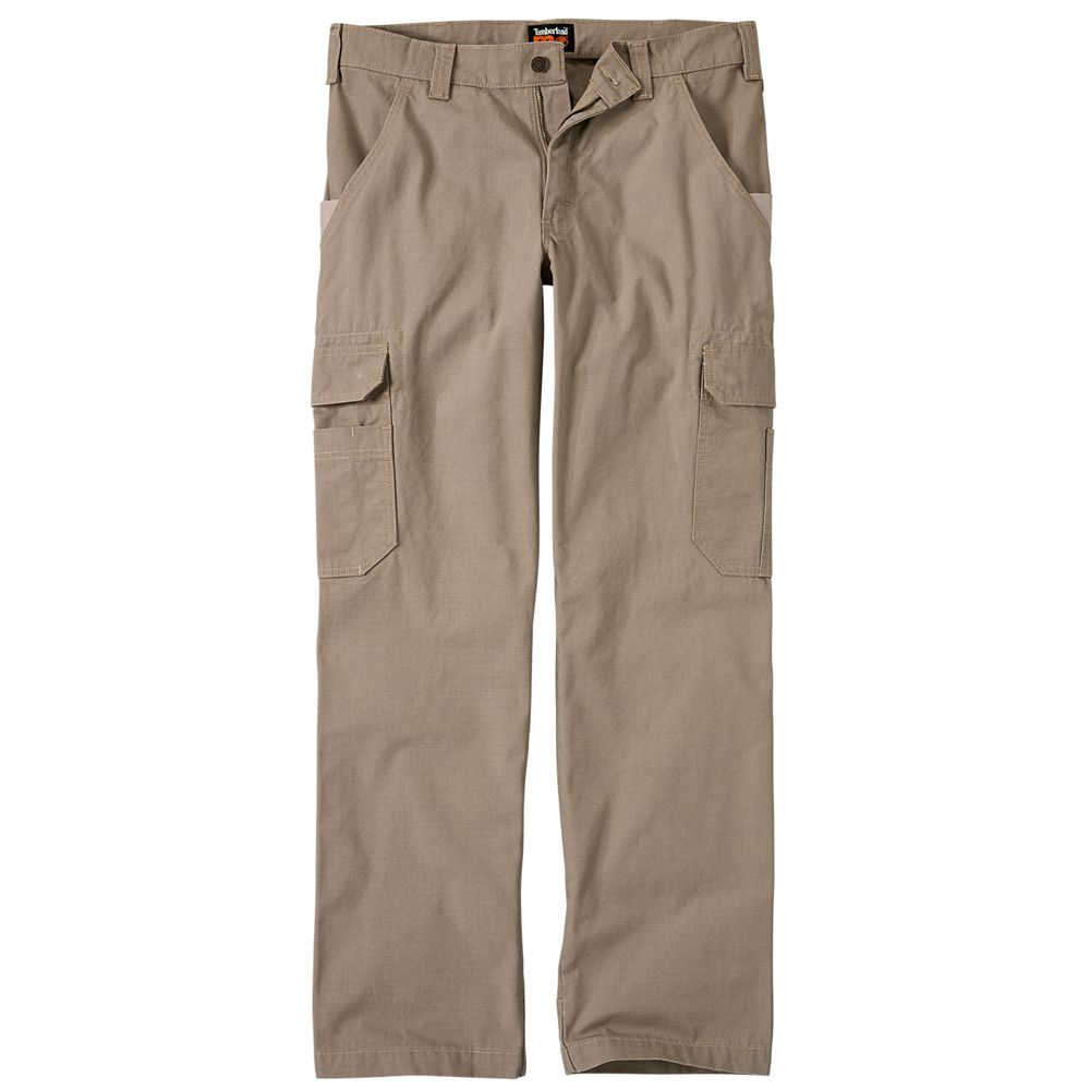 Pantalones Timberland Argentina Hombre - Pro® Work Warrior Ripstop Utility - Marrones - RZGOCP-926